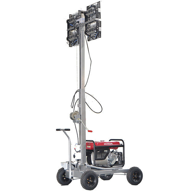 Trailer 10kva 10kw Portable Light Tower For Home Generator With Metal Halide 24V